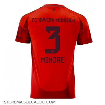 Bayern Munich Kim Min-jae #3 Maglia Gara Casa Repliche 2024-25 Maniche Corte